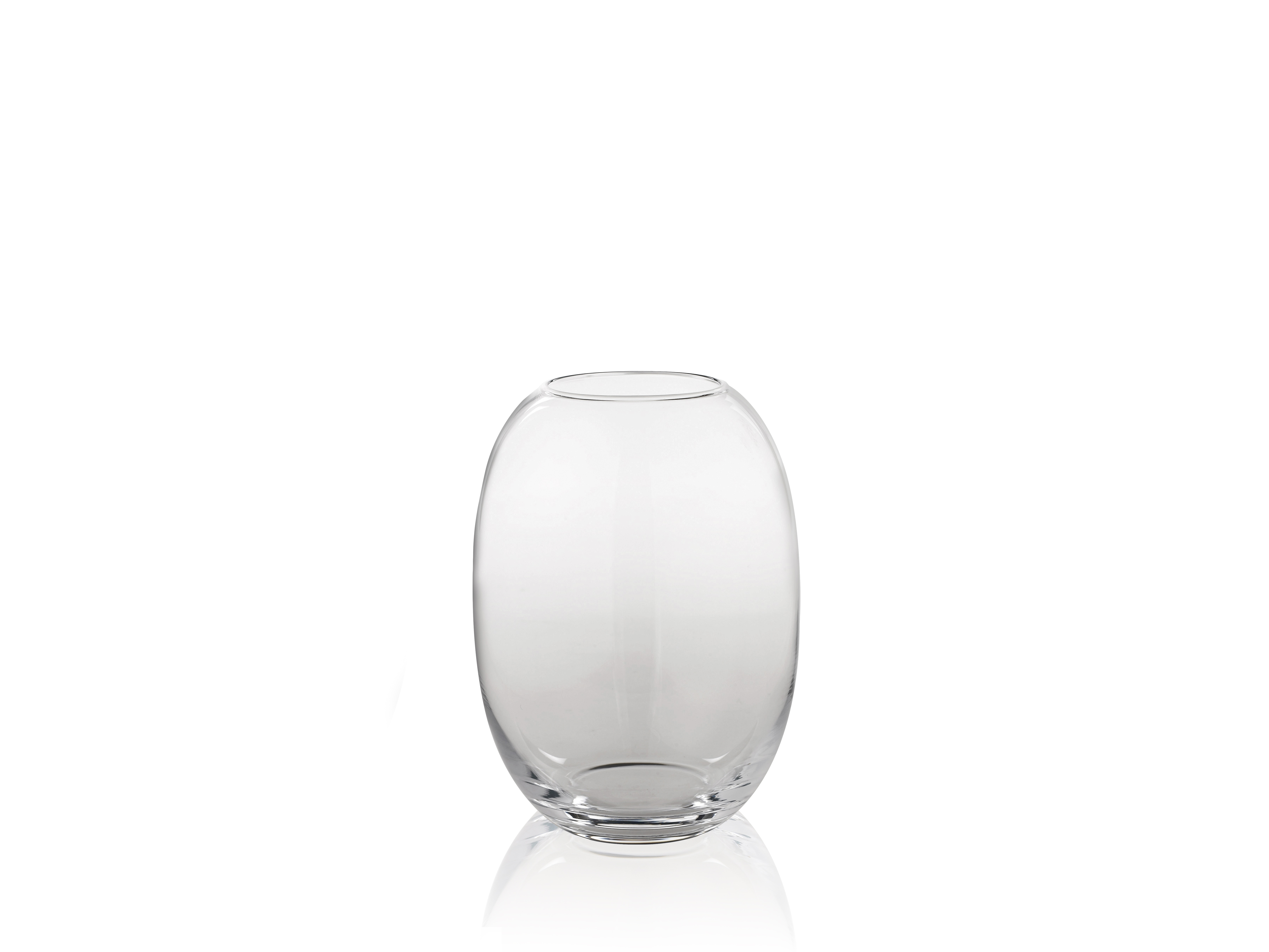 85001-PIET HEIN Vase 16 cm. Glass CLEAR
